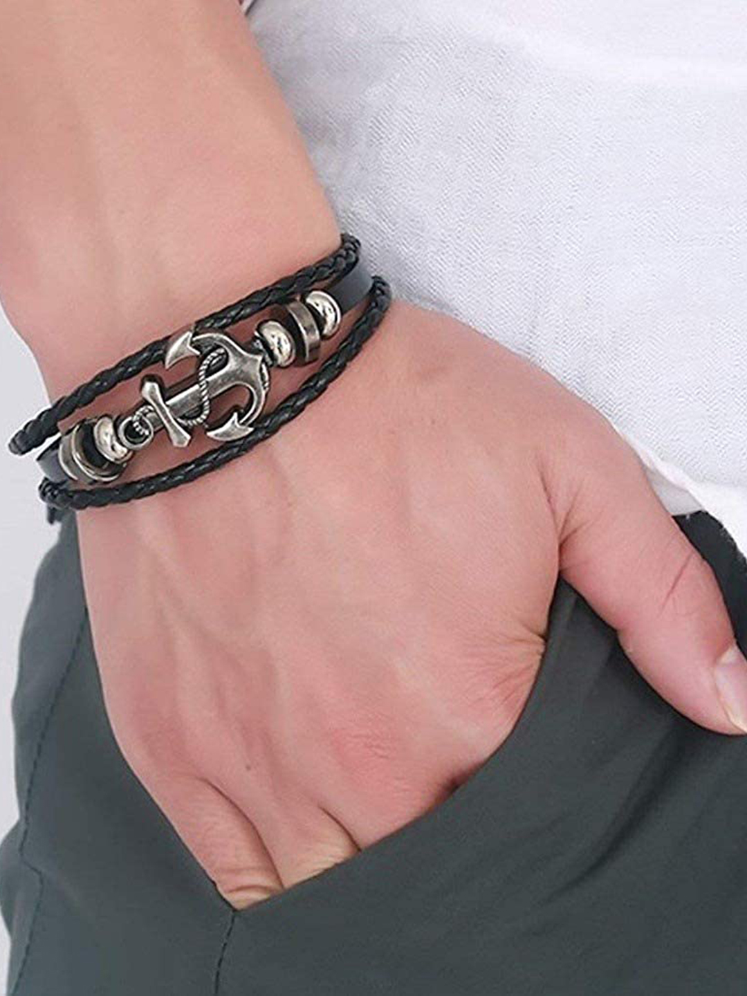 YouBella Jewellery Stylish Gold Plated Multi-color Ethnic Bangles for Boys & Men
